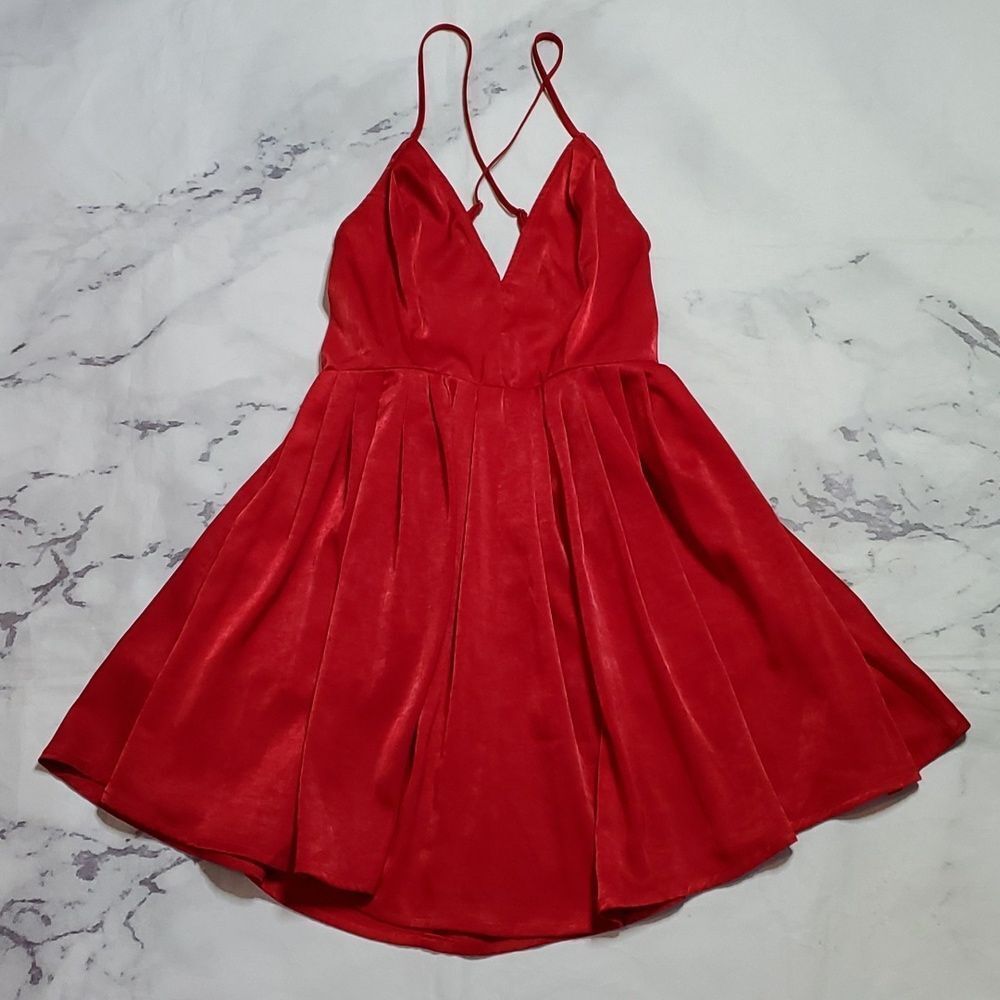 NBD Red Mini Dress
